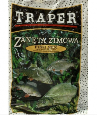 Прикормка TRAPER зимняя Fish Mix 0.75kg 