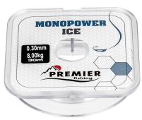 Леска Premier Monopower Ice Clear Nylon 30м (0.30mm)