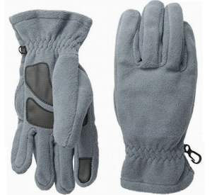 Перчатки зимние с флисовой подкладкой (Серый)