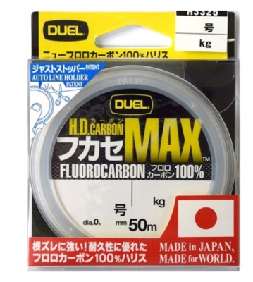 Флюорокарбон Duel H.D. Carbon Max 100% 50м Clear