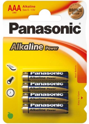 Батарейка Panasonic LR03 Alkaline BL*4