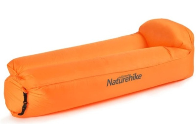 Диван надувной Naturehike двухслойный с подушкой оранжевый
