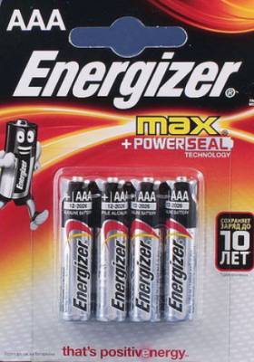 Батарейка Energizer LR03 BL4