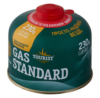 Баллон газовый Tourist Standard резьбовой для портативных приборов