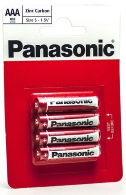 Батарейка Panasonic Zinc Carbon R3 BL*4