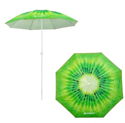Зонт Nisus Киви пляжный с наклоном d1,8м