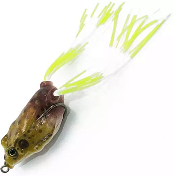 Лягушка - незацепляйка Namazu Frog с лепестком и двойником №1/0 55мм 10г (03)